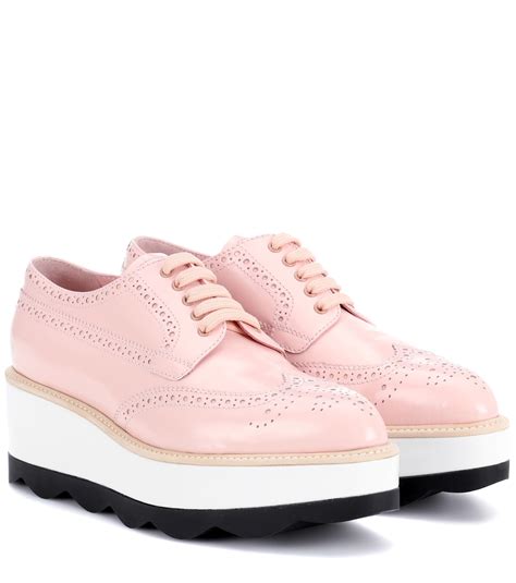 prada pink feather shoes|prada pink platform sneakers.